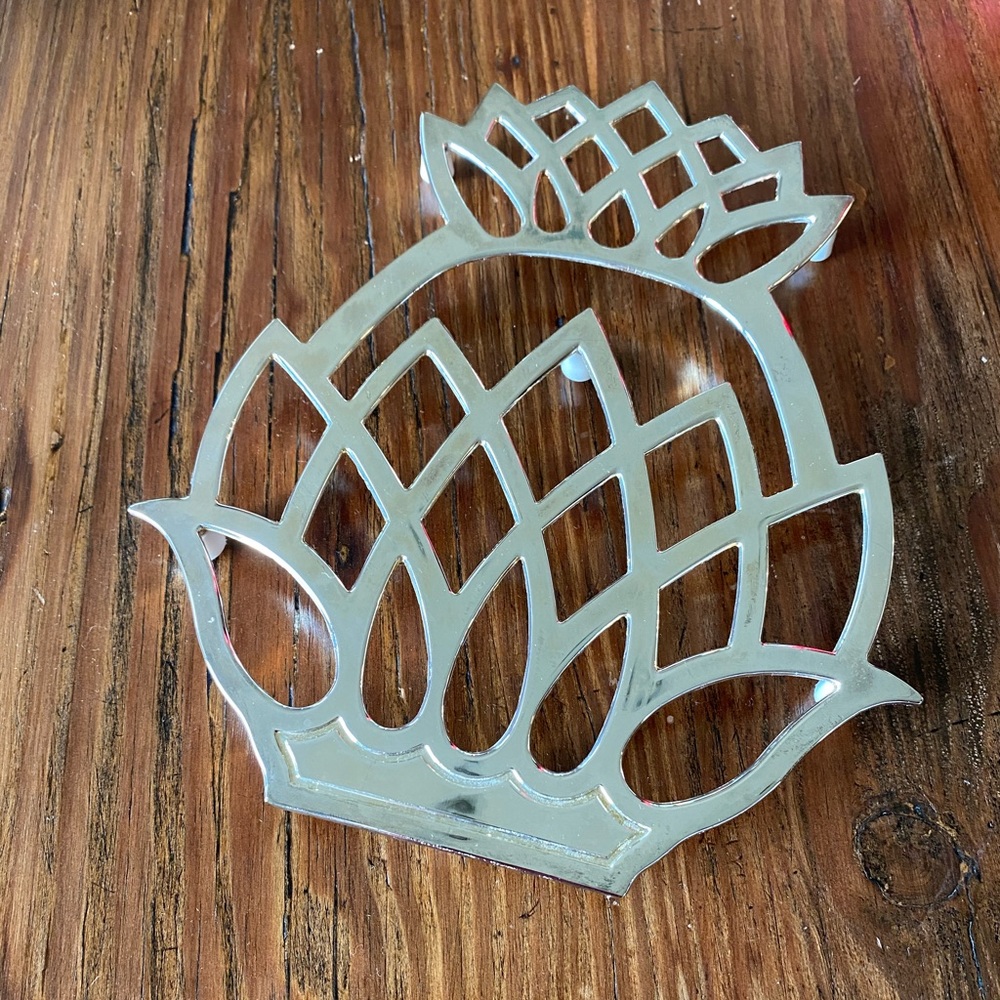 Silver plated Pineapple Trivet
